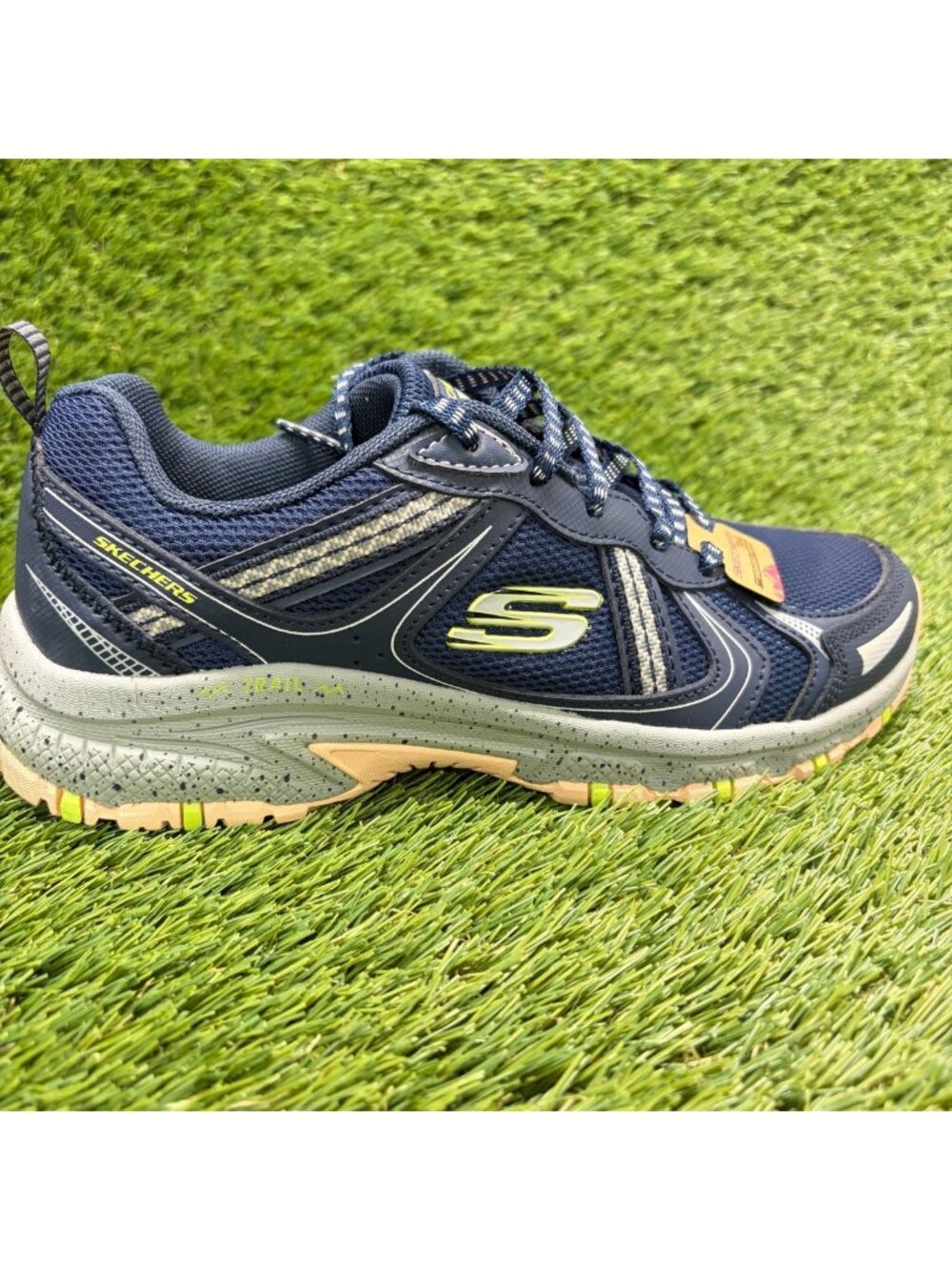 Skechers Hillcrest Vast Adventure Womens Size 6 Blue Gray Running Shoes Sneakers